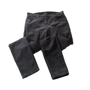 C&H Rocket High Rise Skinny Black Corduroy Pants Size 30